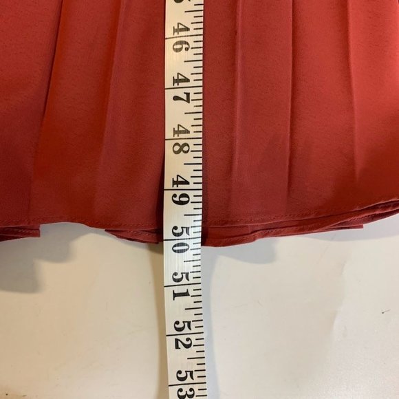 By Anthropologie Women's Sweetheart Bodice Pleated Midi Dress Size L - Picture 16 of 16